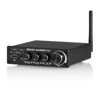 Nobsound M1 PLUS Мини Bluetooth Цифровой усилитель Усилитель мощности USB Музыкальный проигрыватель Музыкальный проигрыватель 5.0 COAX/OPT 100 Вт2