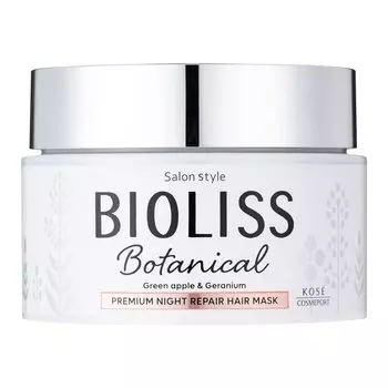 Ночная восстанавливающая маска для волос SALON STYLE KOSE Biolis Premium