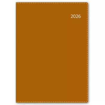 NOLTY 2026 A5 Weekly Business Basic 6700 December Diary, Camel, (Starts 2025)