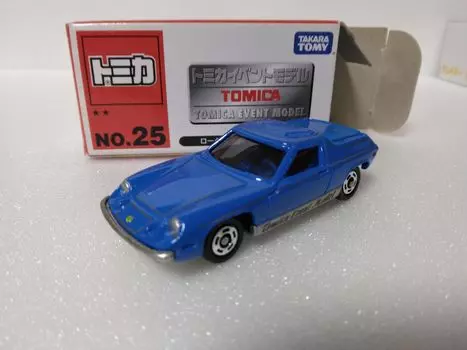 Номер модели события Tomica. 25 Lotus Europe Special Blue Mini Car (641)