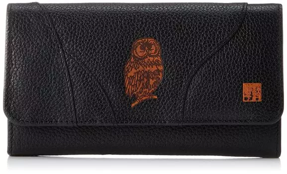 Nomura Shuhei Owl Wallet Long Wallet Cover Ladies Large Capacity Thin Garcon Type Genuine Leather Cowhide Leather Nadaya Money Luck Bird Leather