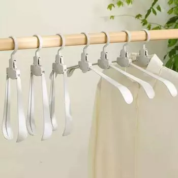 Non-Slip Clothes Drying Racks Non-marking Clothes Hangers Adult Clothes Holders Balcony абрикосовый