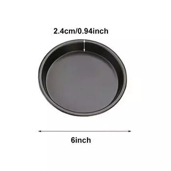 Non-Stick Oven Bakeware Baking Tools Pizza Pan Plate Deep Dish Tray Mold 6inch