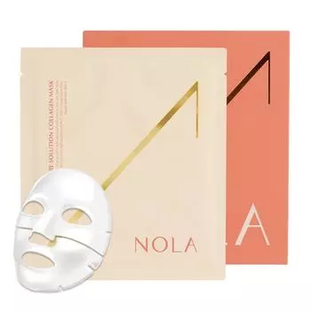 Nora Pore Solution Collagen Mask Pack, 4 листа, 1 упаковка