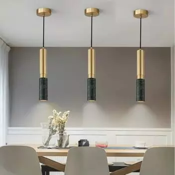 Nordic Bedroom Bedside Small Chandelier Dining Room Aisle Corridor Bar Shop Marble Modern Minimalist Pendant Light Warm White