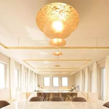 Nordic Designer Classic Gold Ceiling Chandelier Home Hotel Decoration Led Lighting Fixture Simple Lustres for Living Room Cold White