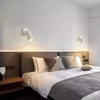 Nordic Double Heads LED Wall Lamp GU10 вращающийся бра для чтения на прикроватной тумбочке для кухни, спальни, учебы, настенный светильник для внутреннего освещения Warm White 3000K