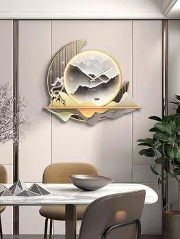 Nordic Home Decor настенные часы украшение гостиной хрустальные фарфоровые часы бытовые настенные бесшумные кварцевые часы 50x45CM