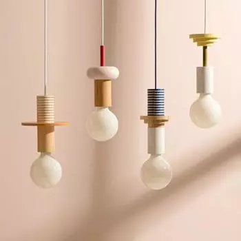 Nordic Lamp Wood LED Подвесные светильники для кухни, домашнего декора, подвесной светильник для ресторана, потолочная люстра, светильник для спальни
