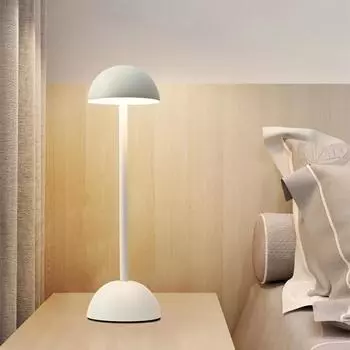 Nordic LED Mushroom Table Lamp Touch USB Rechargeable For Fixture Home Bedroom Dorm Study Bedside Desk Decoration Night Light чёрный