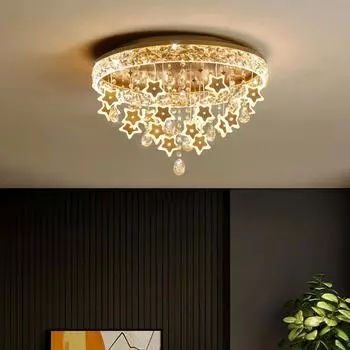 Nordic Luxury Ceiling LED Chandelier Lights Living Dining Room Study Kid Bedroom Villa Apartment Bar Lamps Indoor Lighting Warm White