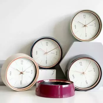 Nordic Luxury Creative Silent Wall Clock Modern Fashion Quartz Clock Home Decoration Bedroom Clock Watch-Punch-Free ZM1106