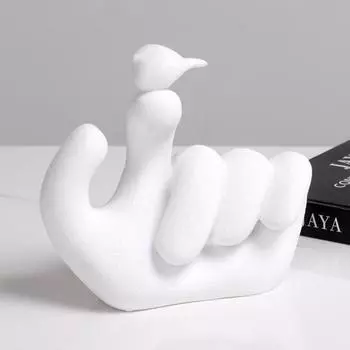 Nordic Modern Creative Palm Модель Скульптура Украшения Модель Комната Кабинет Свет Роскошное Искусство Украшения Мягкие Украшения Соответствие