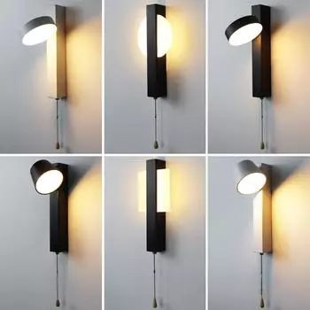 Nordic Modern LED Настенный светильник для гостиной, спальни, прикроватный настенный светильник для внутреннего домашнего декора, настенное бра, люстра Warm White