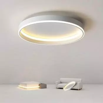 Nordic Modern LED Потолочный светильник Люстра для спальни, гостиной, столовой, прохода, балкона, внутреннего домашнего декора, светильник Luster Warm White(no RC)