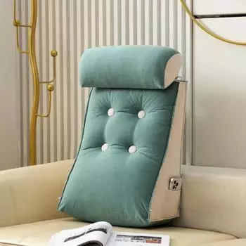 Nordic Reading Pillow Bedrooms Head Cushions Pregnant Women s Sofas Pillows Waist and Backrest Cushions Removable and Washable 45x55x25cm