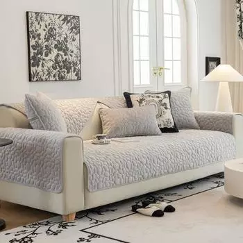Подушка для дивана Nordic Retro High Grade Grey Plush, чехол для дивана Four Seasons, чехол для полотенца, тканевая подушка 70*70cm