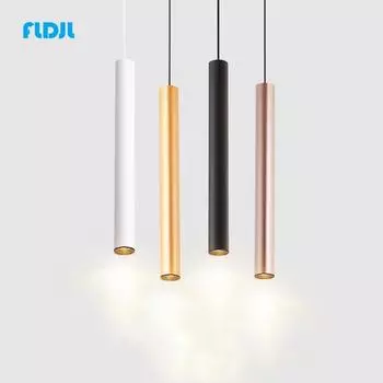 Nordic Simple Modern LED Pendant Lamp 7W12W Ceiling Lamp AC110V220V Bedroom Bedside Lamp Kitchen Dining Room Indoor Lighting 7W No dimming&L 30CM&3000K чёрный