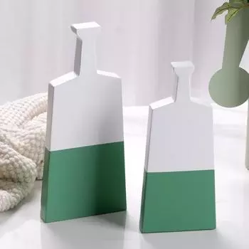 Nordic Simple Small Fresh Vase Shape Geometric Art Home Model Room Bogu Rack Input Decoration Ornaments