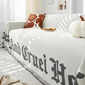 Nordic Sofa Cover Cloth Four Seasons Universal High-Grade Ins Style Sofa Towel Thickened Chenille Sofa Cover 180*130CM