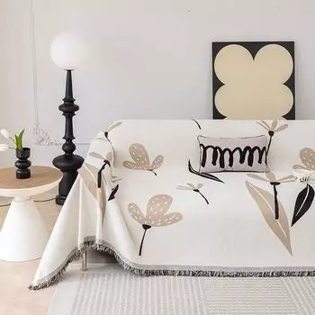 Чехол для дивана Nordic Style Simple, устойчивое к царапинам от кошек цельное полотенце для дивана, чехол для дивана, одеяло для дивана, универсальное для всех сезонов 180*130cm