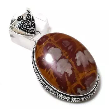 Noreena Jasper Gemstone Handmade 925 Sterling Silver Jewelry Pendant 2.32 u9v13