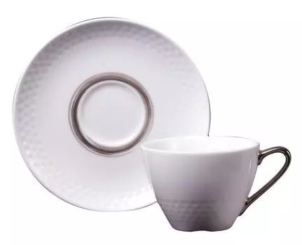 Noritake чашка-блюдце 210 куб. см Ami Silver Fine фарфор & (Кофе чай) Т5389Л/1606