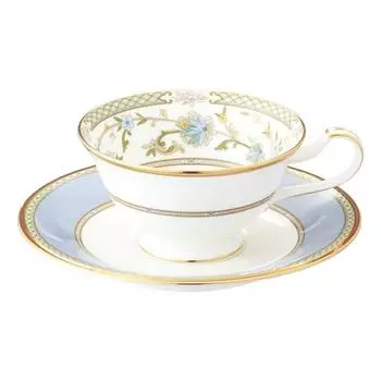 Noritake Cup Saucer 220cc Yoshino Gray Bone China & (Coffee Tea) Y59587/9983-6