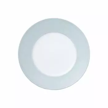 Noritake Plate 22cm Alta Collection Microwave Safe Dishwasher Safe 1 Piece Sky Fine Porcelain (Premium White) 94911/1697