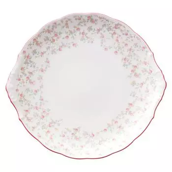 Noritake Plate 28cm Cutie Rose Microwave Safe Bone China T58119A/9940