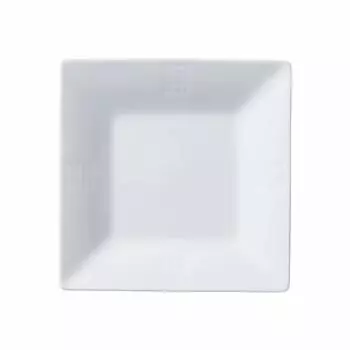 Noritake Square Plate 15cm Rizmo White Microwave Safe Dishwasher Safe 1 Piece Fine Porcelain 10194/1610