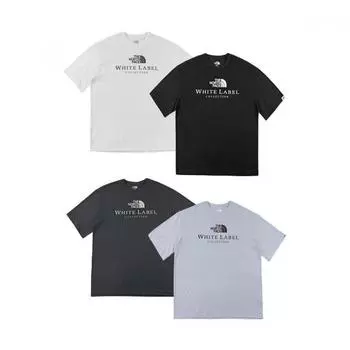 [North Face] Круглая футболка с коротким рукавом North Face Signature Nt7ur26 NT7UR26J_White (WHT)/085(XS)