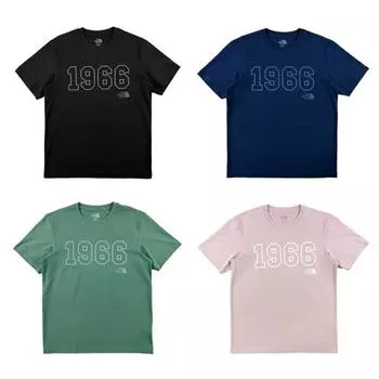 North Face North Face Core 1966 с коротким рукавом, круглая футболка Nt7uq16 NT7UQ16K_BLK/85(XS)