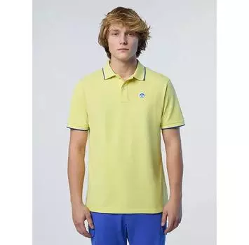 North Sails Collar W Striped In Contrast поло с короткими рукавами L