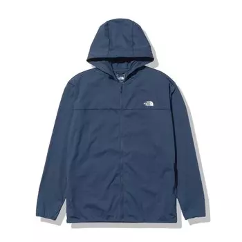 North Sunshade Full Zip Hoodie Quick Dry Lightweight UV Care Rash Guard Mountain Blue S [The Face] Men s
