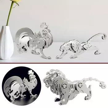 NOS 3D металлическая модель головоломки, механическая сборка, ручная головоломка из нержавеющей стали