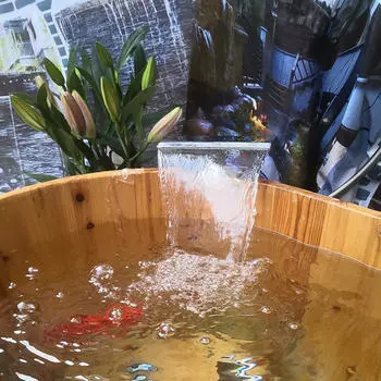 Носик ванны-водопада 1/2 дюйма, внешняя резьба, соединитель для фонтана, устойчивый к ржавчине водослив для бассейна для патио