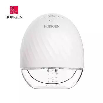 Носимый молокоотсос Horigen Портативный электрический молокоотсос без помощи рук для грудного вскармливания 2 режима 5