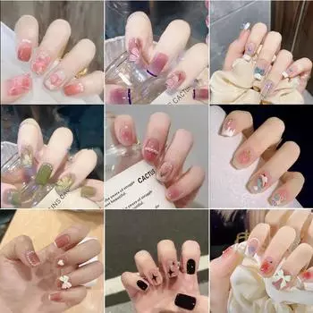 Носимый патч для ногтей и макияжа