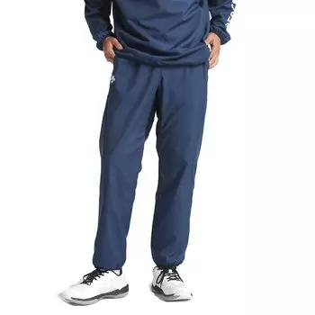 Носит Yuki Warmer Long Hem Navy [DESCENTE] Ishikawa, Брюки, Штаны, Теплые, Молния, Съемные, Сменные, Спортивные, DV4FLP02U, тёмно-синий