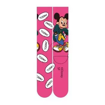 Носки Disney Disney Nostalgica High Socks Mickey Mouse Today Pink DS2111NJ