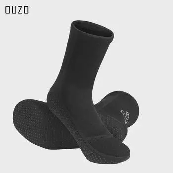 Носки для дайвинга OUZO 3 мм, износостойкие, нескользящие, устойчивые к холоду, для плавания, сноркелинга, серфинга и пляжного отдыха. L (US 8-9)