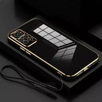 Note11s роскошный чехол-ремешок из силикона для Xiaomi Redmi Note 11s 4g 11 Pro 11pro Plus 5g 10 10s 9 9s 8 8t 7 мягкий чехол Redmi Note 11