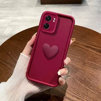 Note12 12pro 12s Poco X5 X5pro милый силиконовый чехол с сердечком для Xiaomi Redmi Note 12 Pro Plus 4g 5g защитный матовый чехол для объектива X5 Redmi 12 4G&Silicone Case