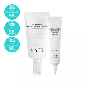 Nots Centella Trouble Cream Набор мазей Крем от прыщей Регенерирующий крем Cica Cream Мазь для ран