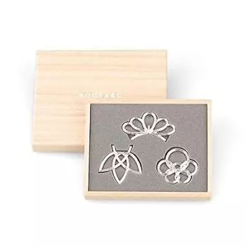 Nousaku Chopstick Rest Shochikubai 502001 - [100% Tin] серебряный