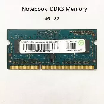 Ноутбук Memery ddr3 1333 МГц 1600 МГц Ноутбук PC3 Ram 4G 8G