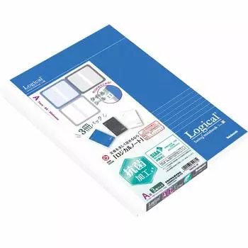 Ноутбук Nakabayashi Swing Logical с антибактериальной обложкой Cool Color Pack Semi-B5 A-lined/3-Book NB509A-3P