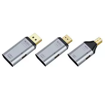 НОВЫЙ адаптер DisplayPort Mini DP Male, совместимый с гнездом и HDMI, видео 4K, 60 Гц