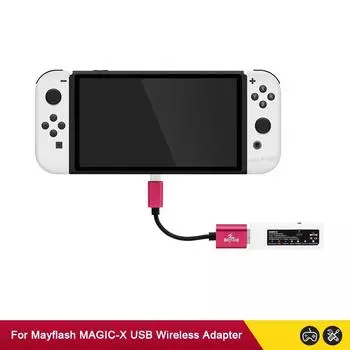 НОВЫЙ беспроводной Bluetooth-совместимый геймпад Mayflash MAGIC-X для PS5 PS4 Switch Pro для консоли Xbox Series X/S/Switch/Steam/PS3
